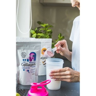 Beauty Kolagen Shake z czarną porzeczką i kwasem hialuronowym 200 g