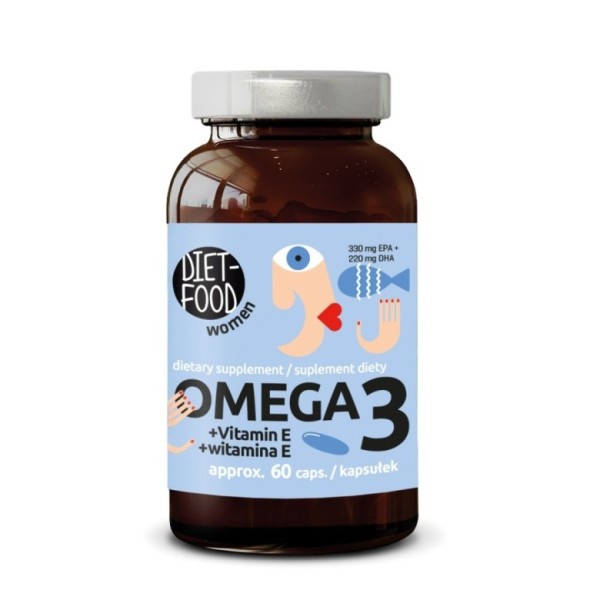 Omega 3 + witamina E 60,3 g - ok. 60 kaps.