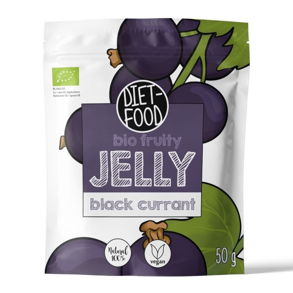 Bio Żelki Owocowe Czarna Porzeczka 50 g