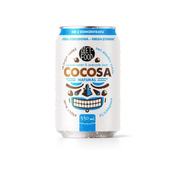 Cocosa Woda Kokosowa z młodego kokosa Niegazowana 330 ml (kaucja)