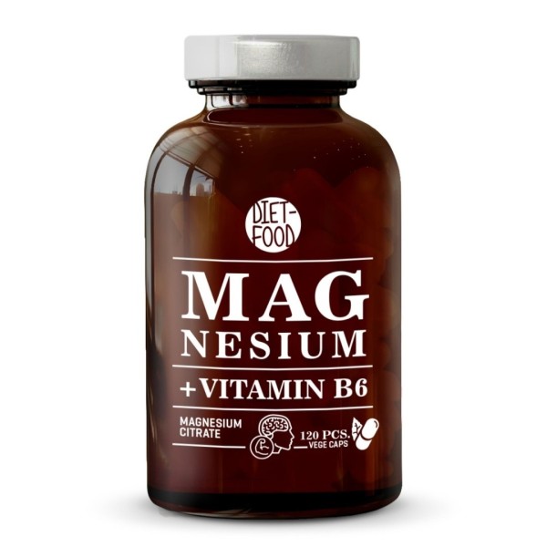 Magnez + witamina B6 120 tabl. 100g