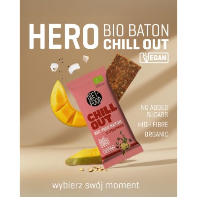 Bio Wegański Batonik CHILL OUT - superfoods 35 g