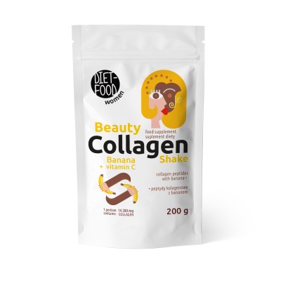 Beauty Kolagen Shake z bananem i witaminą C 200 g
